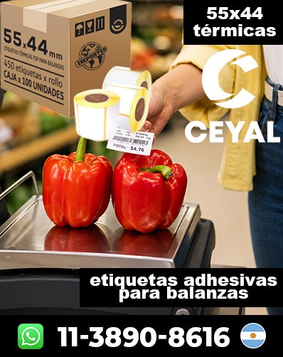 ETIQUETAS ROLLO BALANZA - Tu pedido en marcha