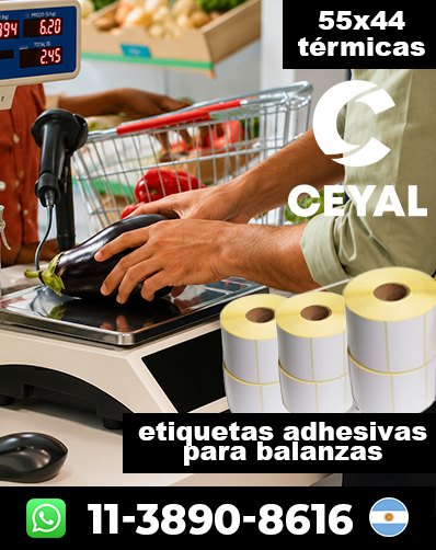 ETIQUETAS ROLLO BALANZA - Tu pedido en marcha