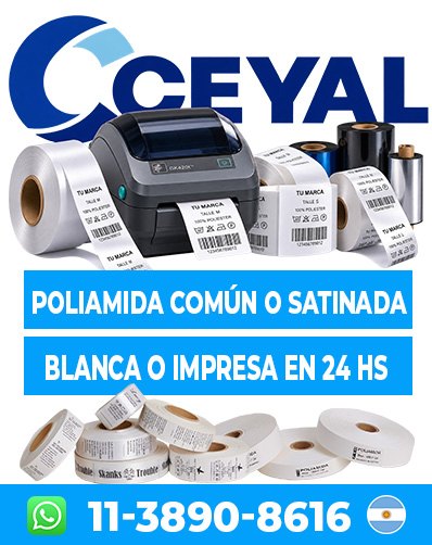 Etiquetas para Bolsas de Ropa CODIGO 128