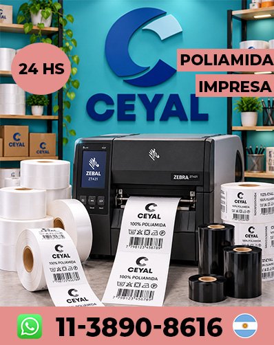 Etiquetas para Bolsas de Ropa CODIGO 128