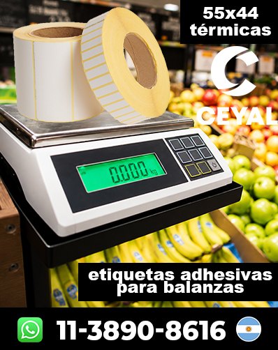 ROLLOS TÉRMICOS PARA BALANZAS - Comprá de forma segura