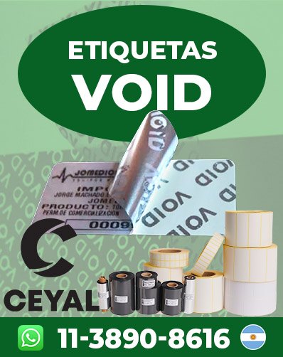 etiquetas para códigos 2 d Arg