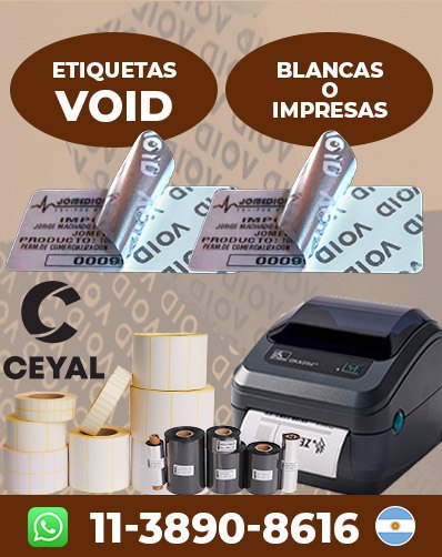 etiquetas para códigos 2 d Arg