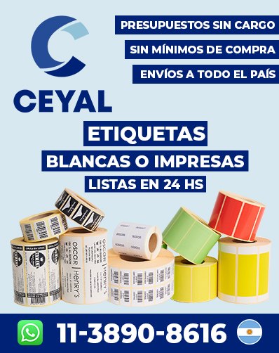 etiquetas térmicas 50x25 - Comprá desde cualquier lugar